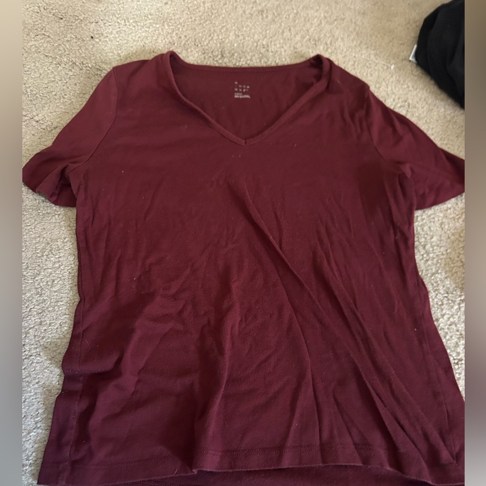 Basic burgundy Teeshirt
